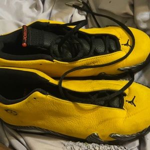 Black and yellow ferrari jordan’s